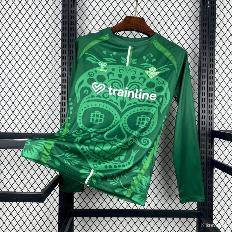 2025/26 Mens Real Betis Pre-Match Long Sleeve Jersey