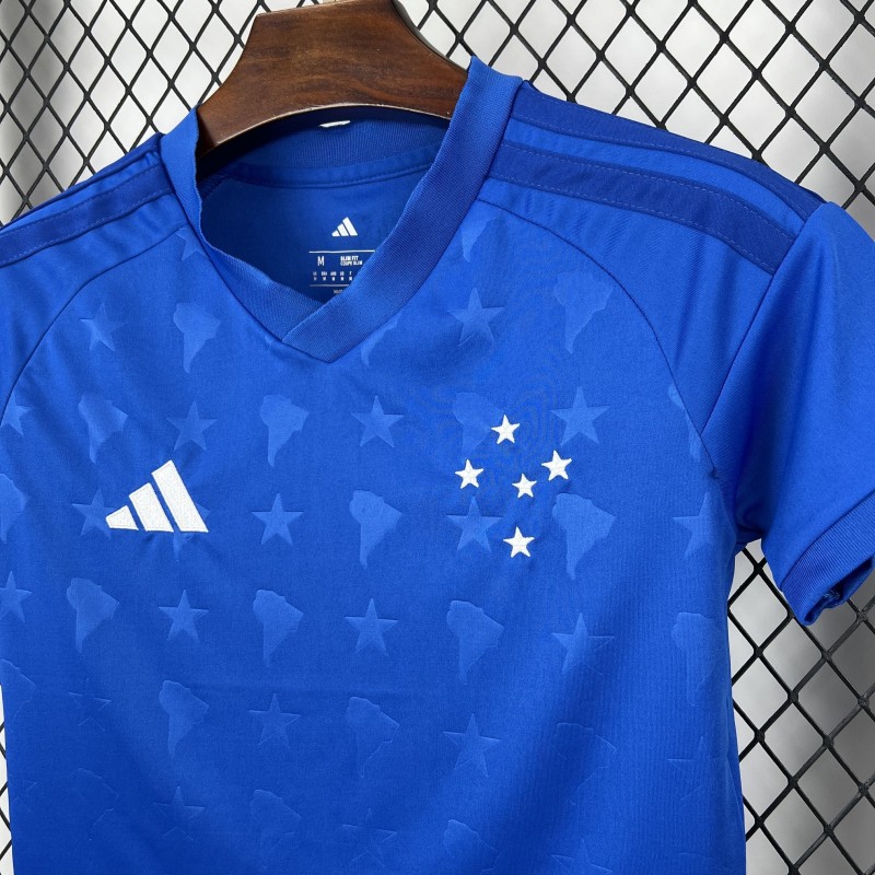 2026/27 Womens Cruzeiro Crop Top Home Jersey