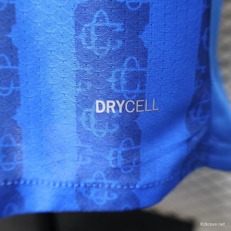 Player Version 26/27 Chivas Guadalajara Away Blue with Dark Stripe Pattern Jersey