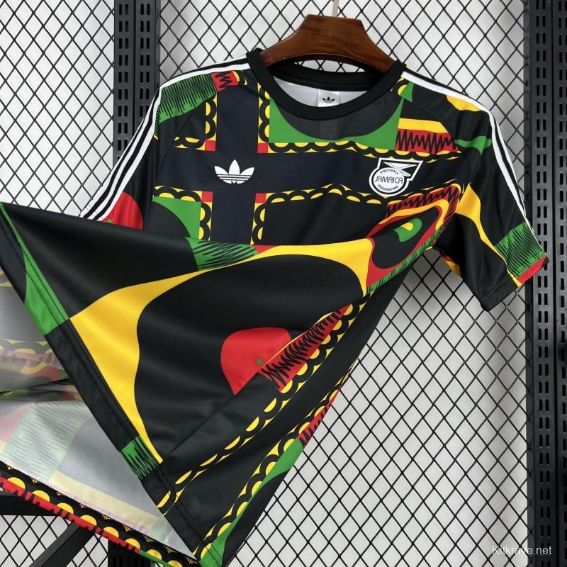 2026 Mens Jamaica X Bob Marley Travel Jersey