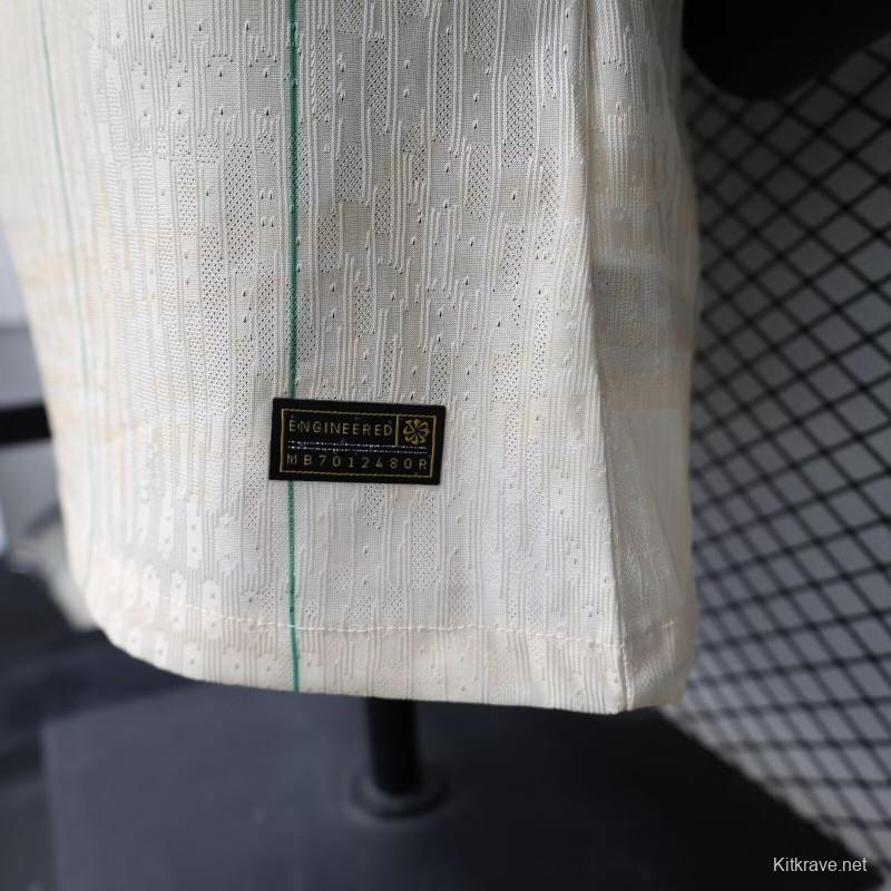 Player Version 2026 Portugal Cream with Geometric Tribal Pattern Special Edition  Jersey