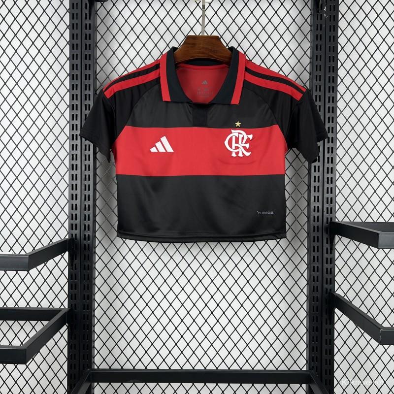 2026/27 Womens Flamengo Crop Top Home Jersey