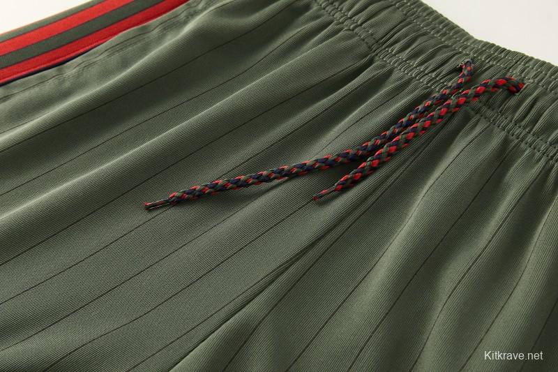 26/27 Bayern München  Forest Green  Pinstripe  Short Sleeve+Soccer Shorts