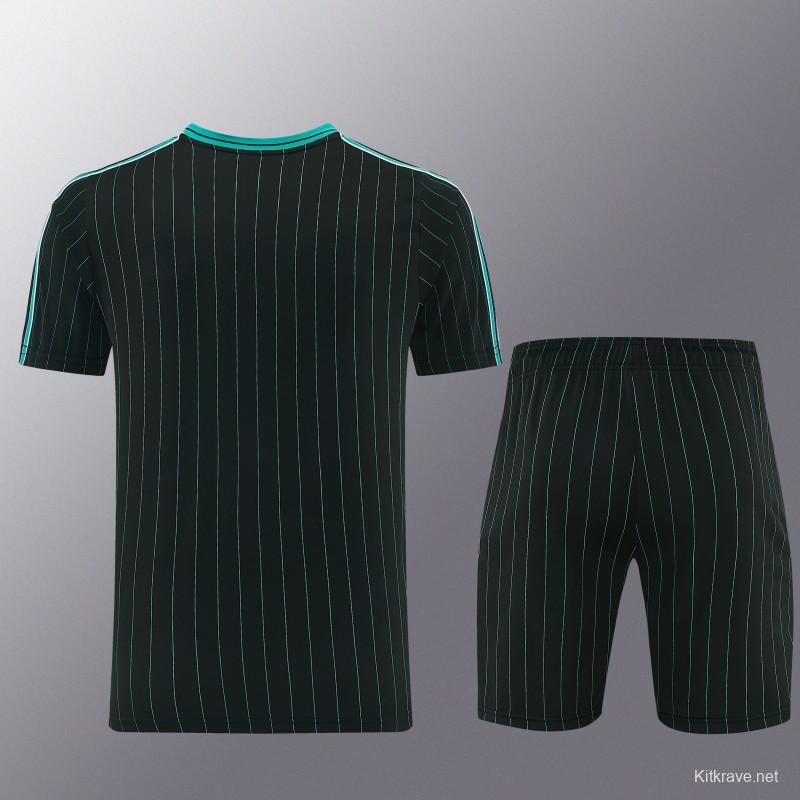 26/27  Liverpool  Black Short Sleeve+Soccer Shorts