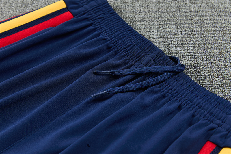 26/27 Spain Home Red Half Zipper Jacket Tracksuit + Long Pants
