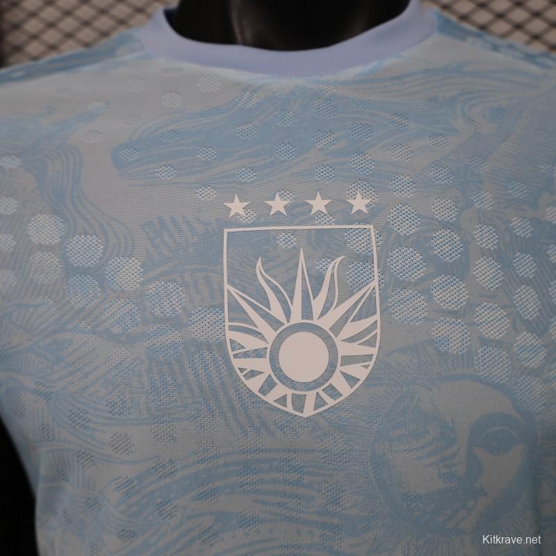 Player Version 2026 Uruguay Home  Light Blue Special Edition Jersey