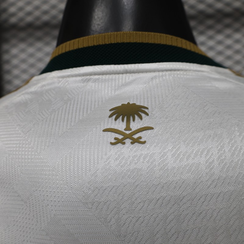 Player Version 26/27 Saudi Arabia  White & Gold Home Jersey
