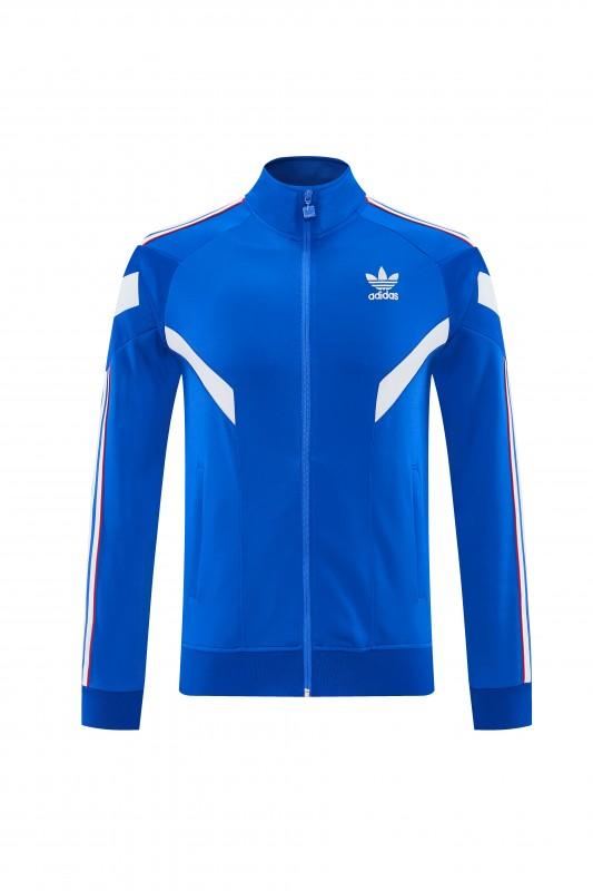 2026/27 Adidas Originals Blue Full Zipper Jacket Tracksuit + Long Pants