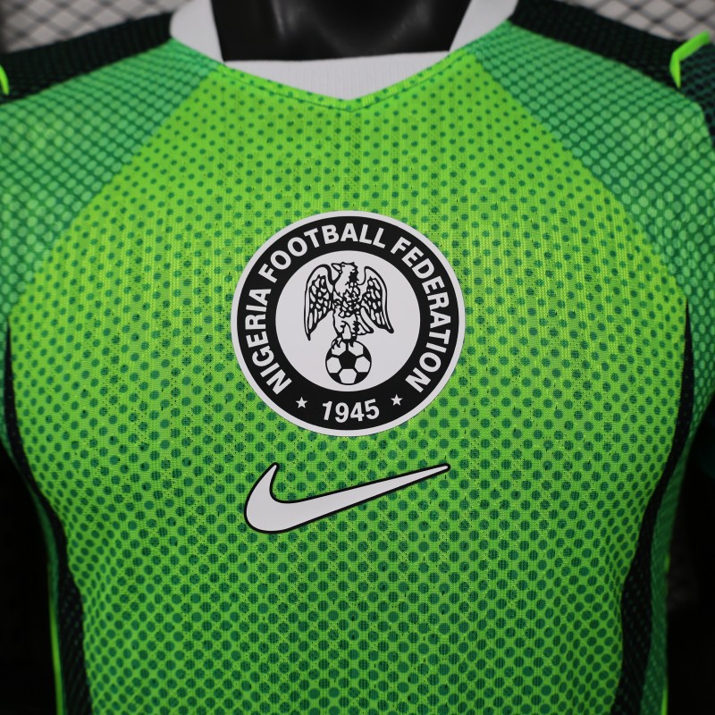 Player Version 26/27 Nigeria Volt Green & Dark Green  Home Jersey