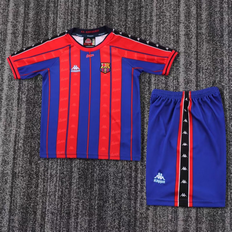 Retro Kids 97/98 Barcelona Home Jersey