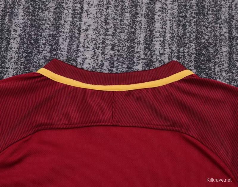 Retro Kids 17/18  AS Roma Home Jersey