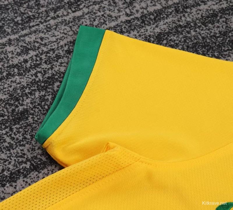 Retro Kids 2006 Brazil Home Jersey