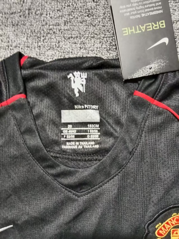 Retro Kids 07/08 Manchester United Away Long Sleeve Jersey