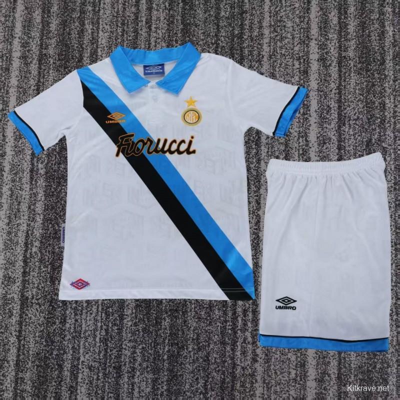 Retro 94/95 Inter Milan Away White Jersey
