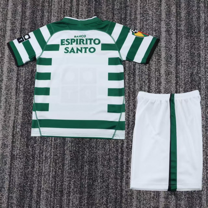 Retro Kids 03/04 Sporting CP Home Jersey