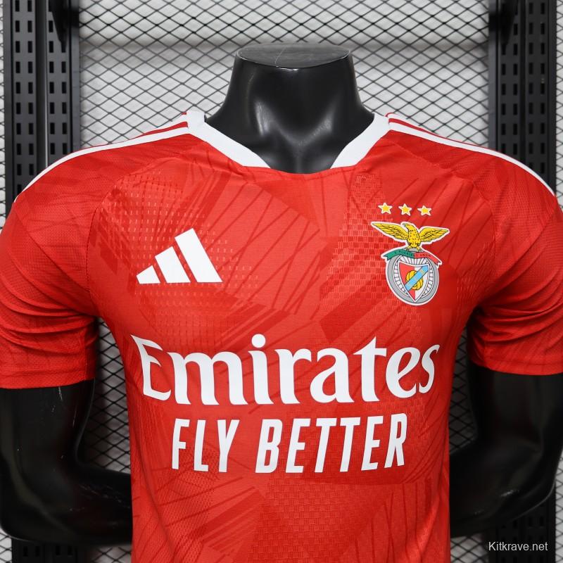 Player Version 26/27 SL Benfica Home Red Jersey