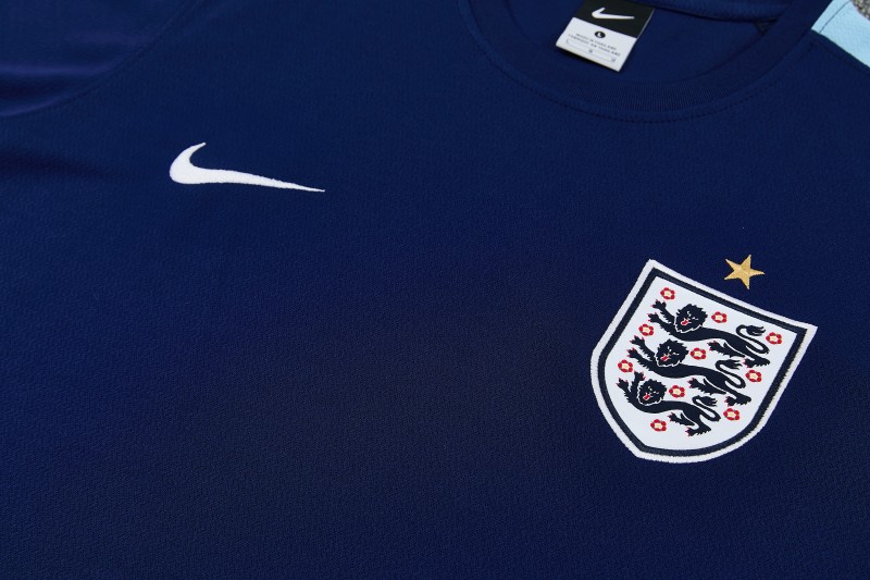 2026 England Navy Blue Short Sleeve + Soccer Shorts