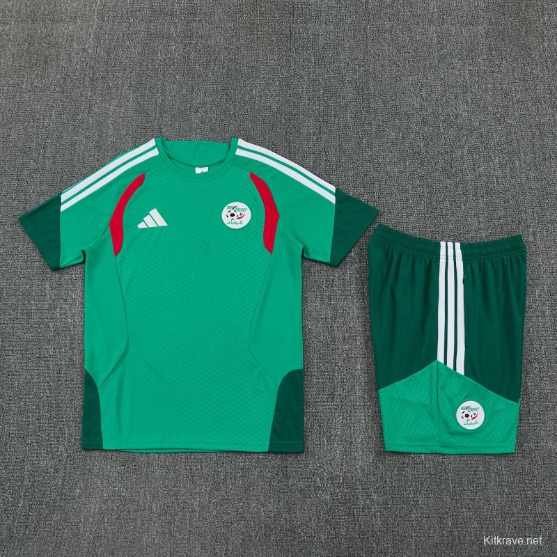 26/27 Algeria  Green Short Sleeve+Soccer Shorts