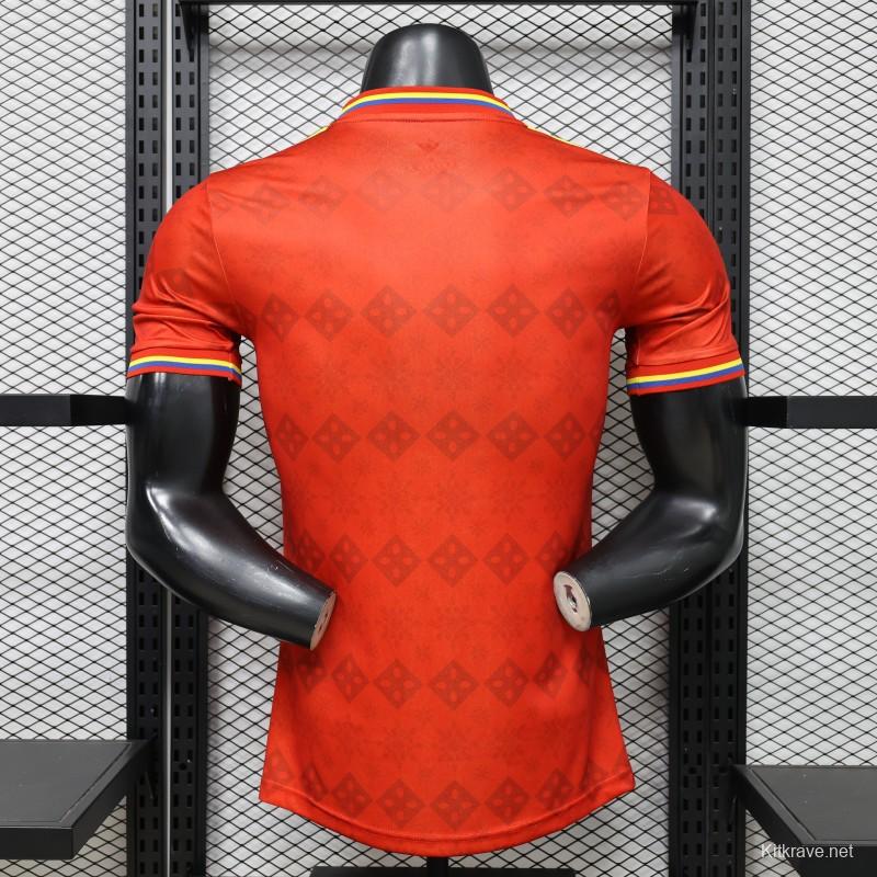 Player Version 2026 Colombia Special Edition  Away Red Jersey