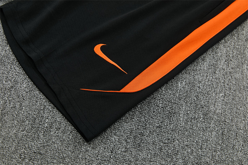 26/27 Netherlands Home Orange Short Sleeve + Soccer Shorts