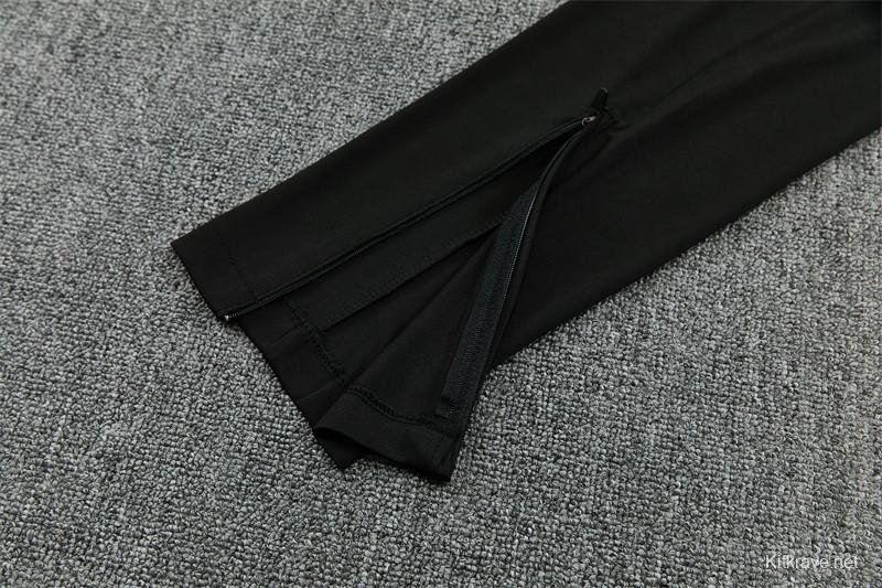Player Version 26/27  Barcelona Light GreyHalf Zipper Jacket+Long Pants