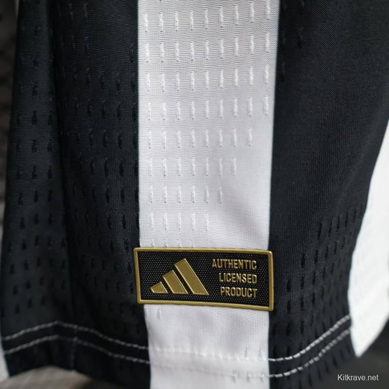 Player Version 26/27 Juventus Home Long Sleeve Jersey