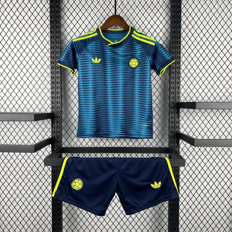 2026 Kids Colombia World Cup Away Kit