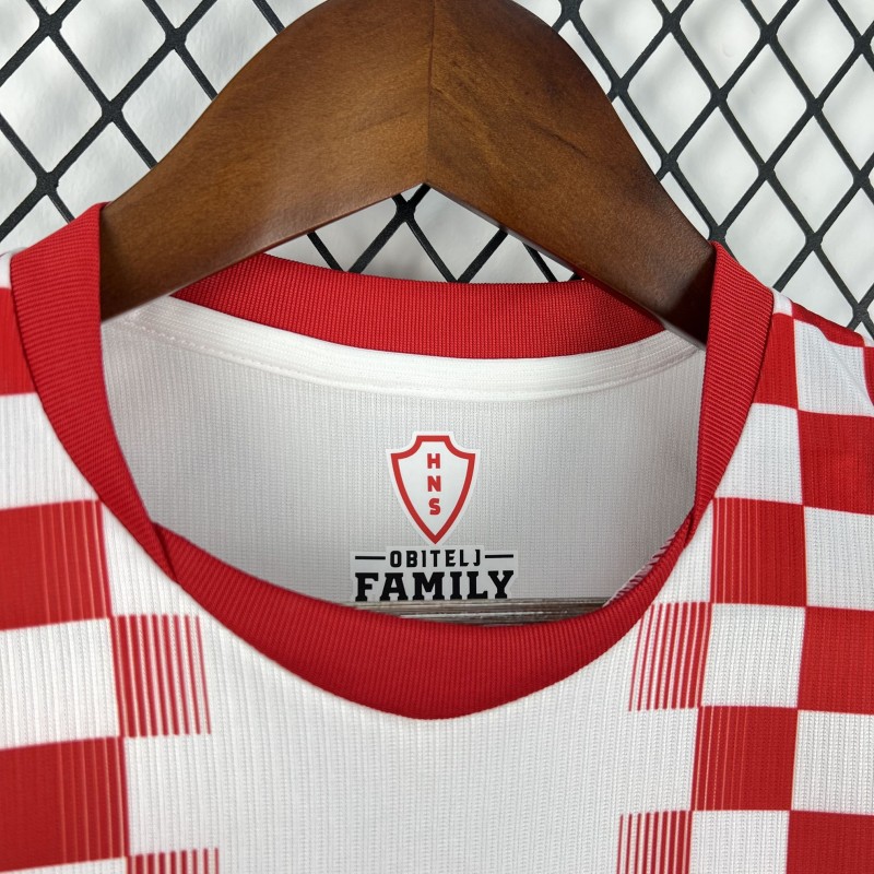 2026 Kids Croatia World Cup Home Kit
