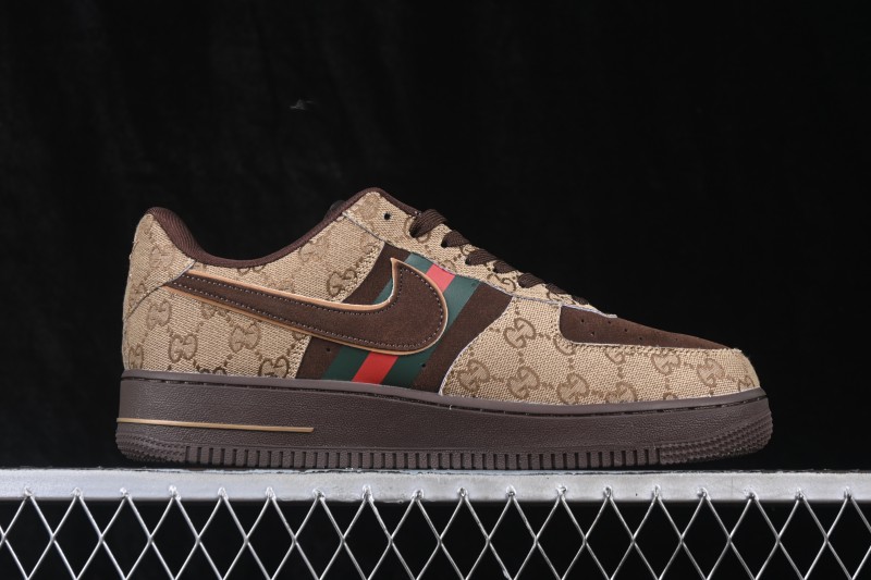 Nike Air Force 1 '07 Low Basketball Lifestyle Shoes with Full-Length Air Cushion - FV3694-117