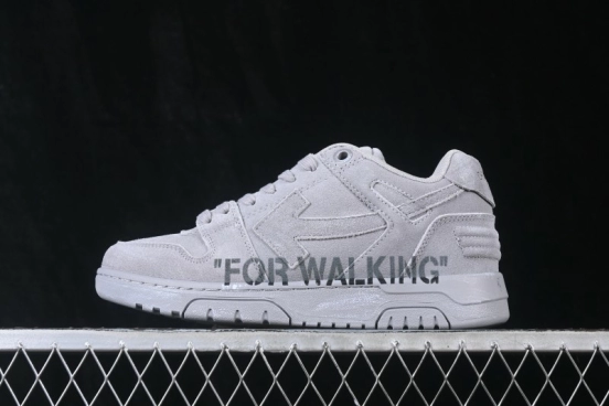 Off-White Out Of Office Low-Top Sneakers Space Grey - AJD4