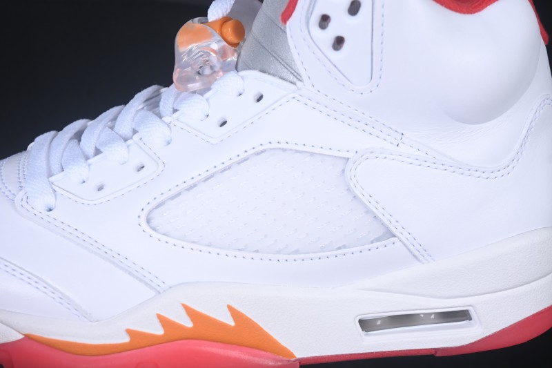Air Jordan 5 Retro Sunset White Orange Red - IV5678-102