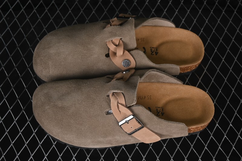 Birkenstock Boston Soft Footbed Suede Shearling Clog - 0560771