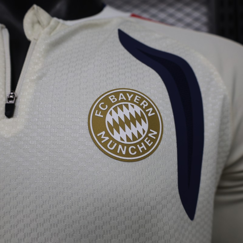 Player Version 26/27 FC Bayern München Long Sleeve Away White Jersey