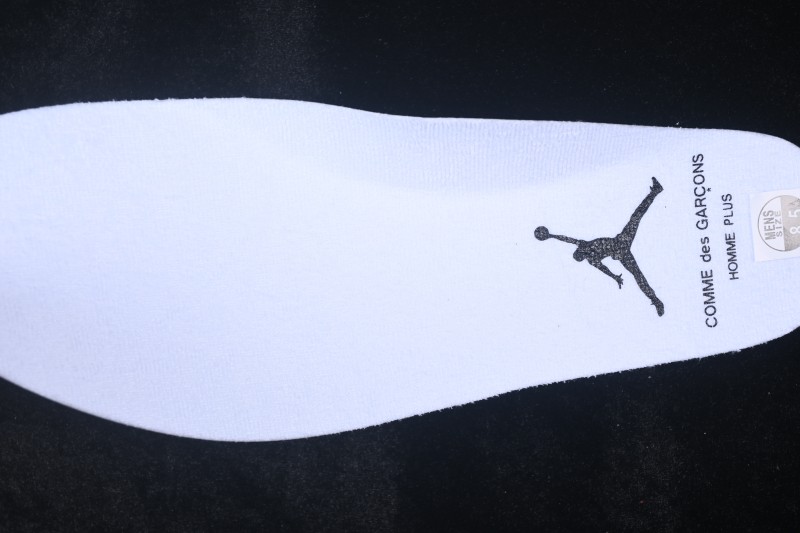 Comme des Garçons x Nike Air Jordan 11 White Sneakers - IV7639-100