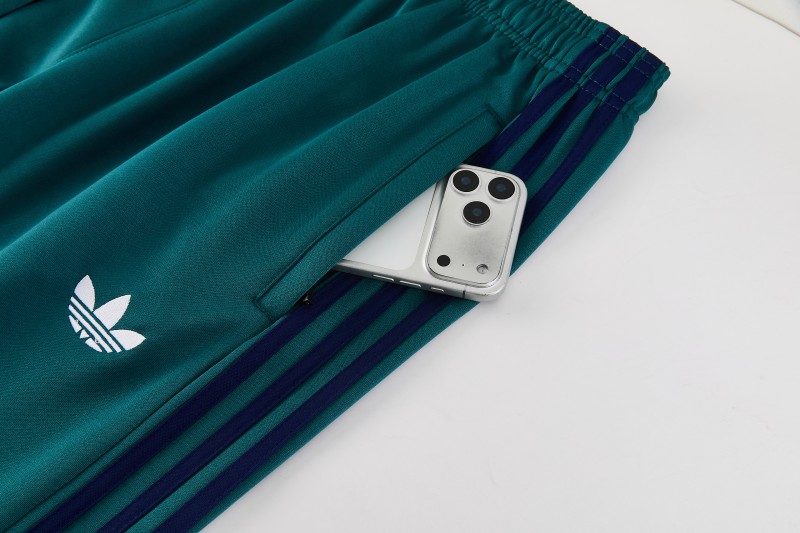26/27 SSC Napoli Dark Green Full Zipper Jacket Tracksuit + Long Pants