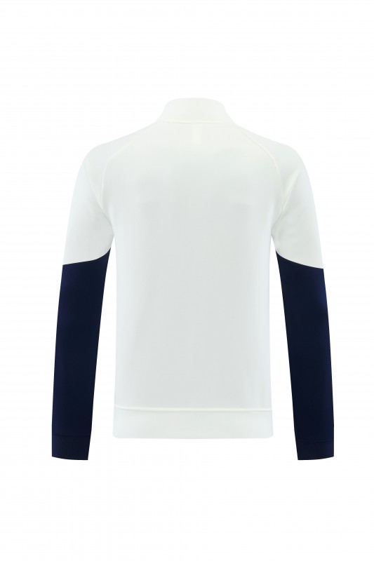26/27 FC Bayern München 02  White Full Zipper Jacket + Long Pants