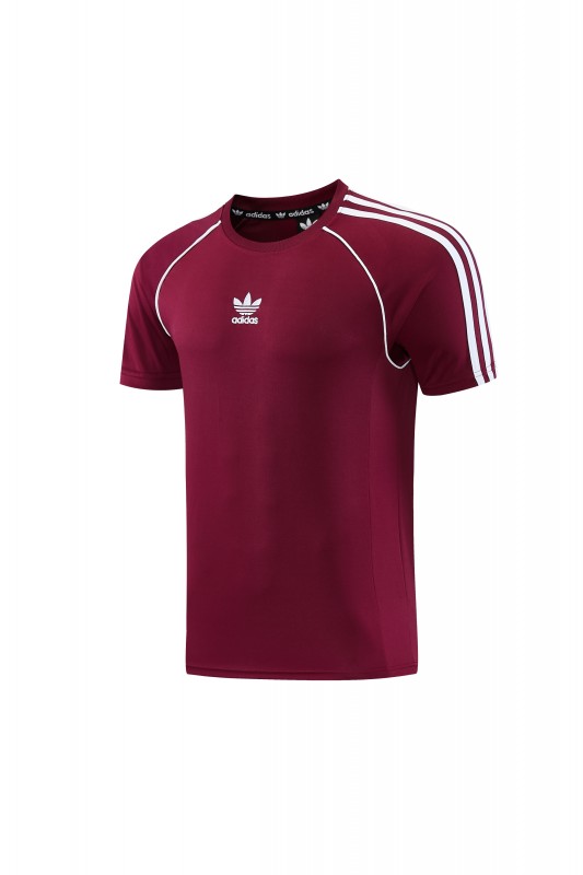 26/27 Adidas AD15  Dark Red Short Sleeve+Soccer Shorts