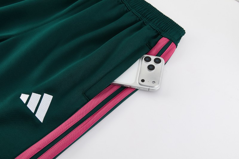 26/27 Real Madrid 02 Dark Green Full Zipper Jacket + Long Pants