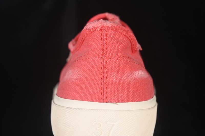 Balenciaga Paris Low Top Lace-Up Distressed Casual Sneakers - W3RC16091