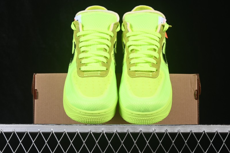 Nike Air Force 1 Low Off-White Translucent Yellow Sneakers - AO4606-700