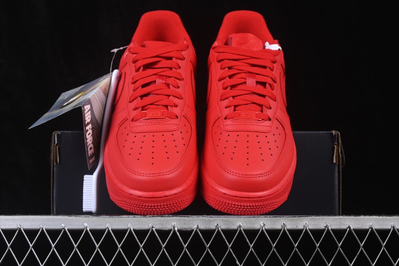 Nike Air Force 1 '07 Low Bright Crimson Casual Sneakers - CW6999-600