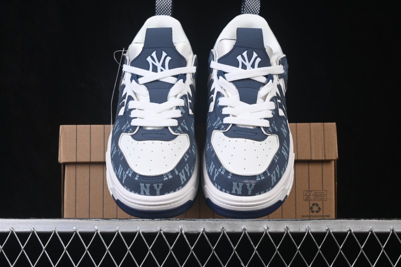 MLB Chunky Curve Liner New York Yankees Thick Sole Casual Running Shoes - 3ASXL206N50NYS