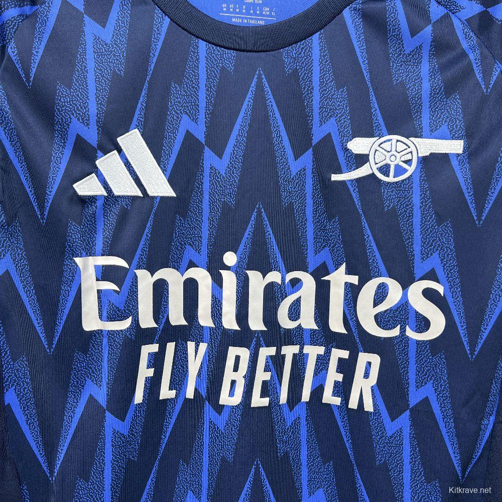 2025/26 Mens Arsenal Away Long Sleeve Jersey
