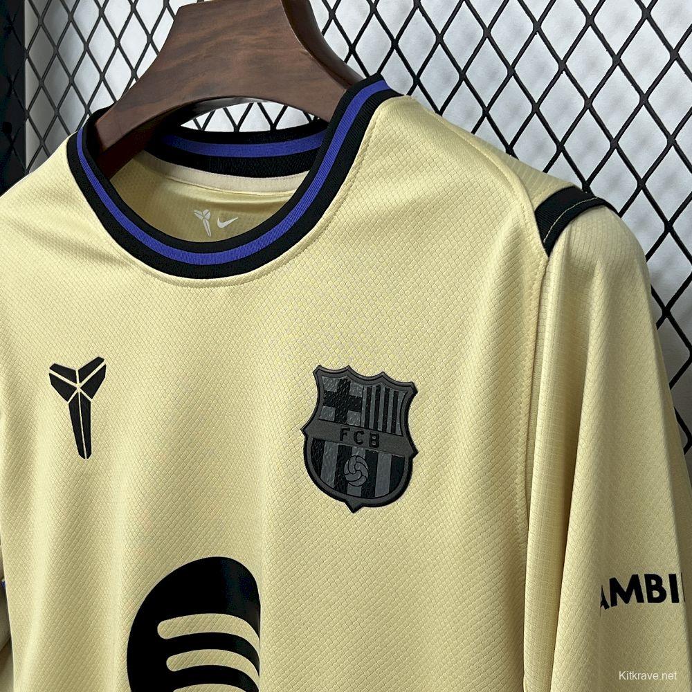 2025/26 Mens Barcelona Away Long Sleeve Jersey