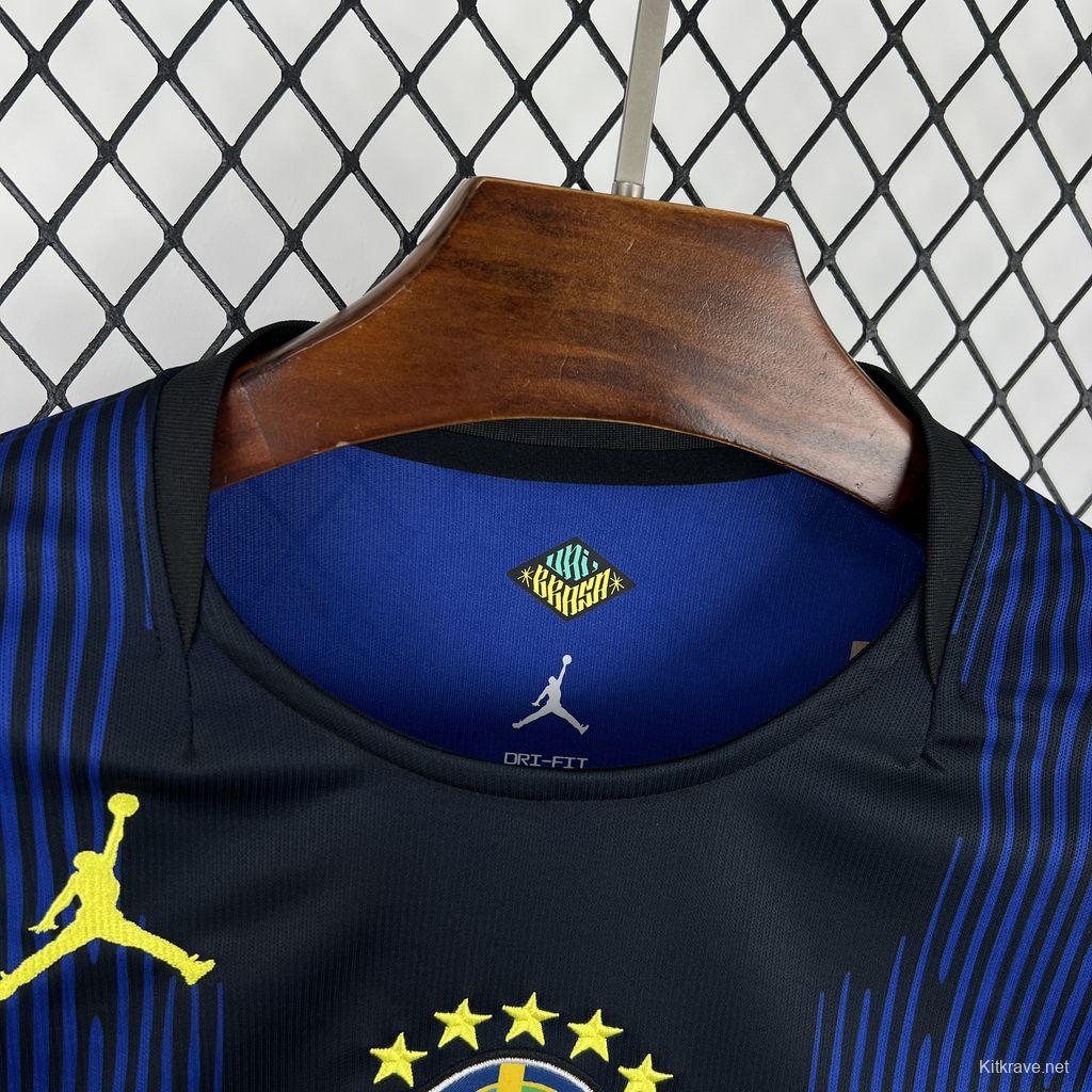 2026 Mens Brazil World Cup Away Long Sleeve Jersey