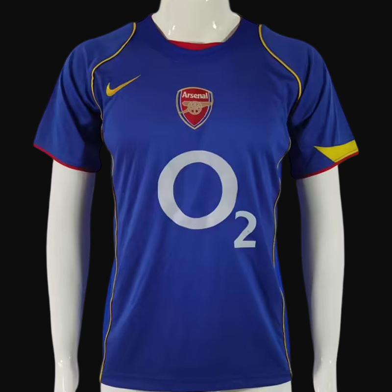 Retro 04/05 Arsenal Away Blue Jersey