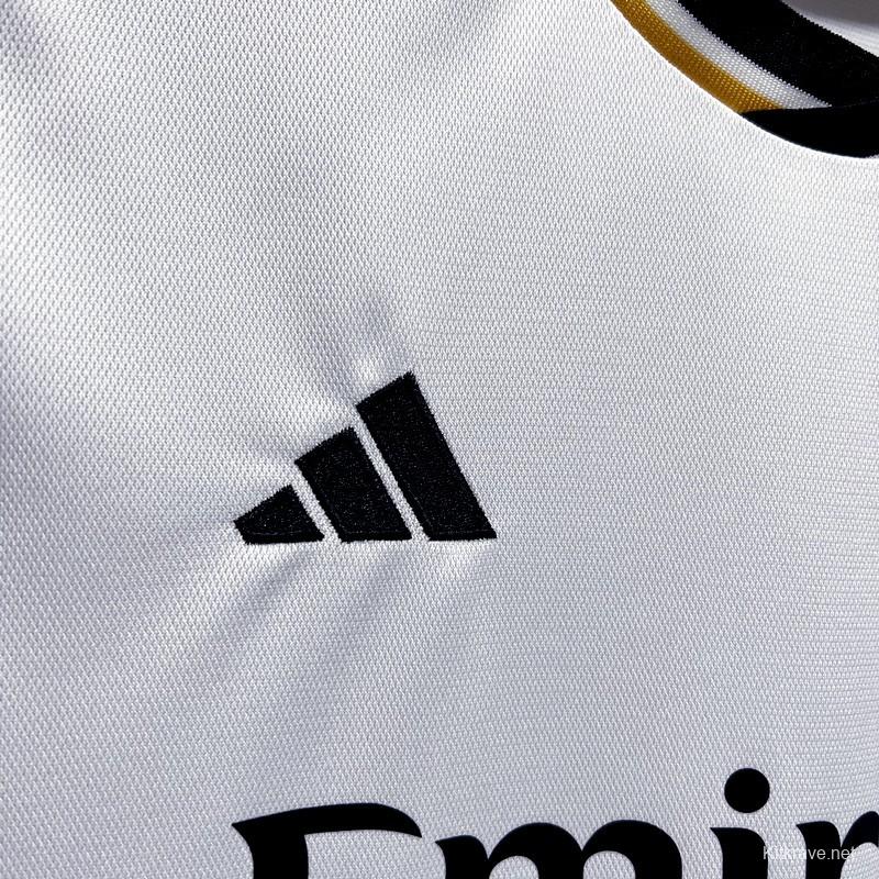 23/24 Real Madrid Home Long Sleeve Jersey