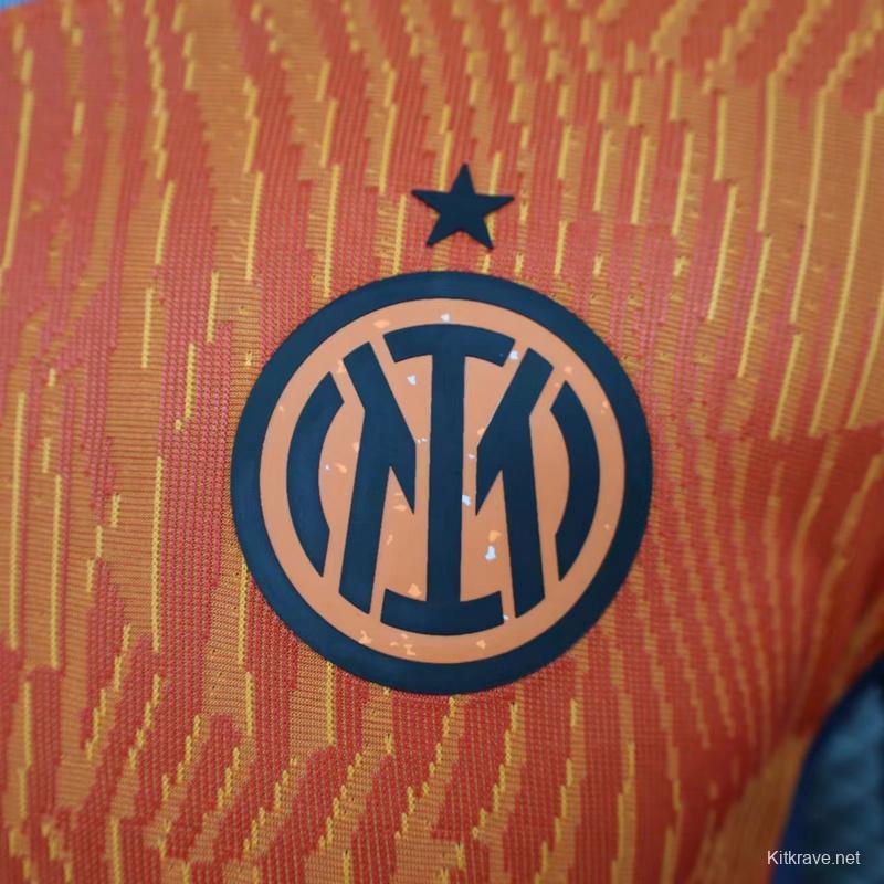 Player Version 23/24 Inter Milan Third Orange Jersey