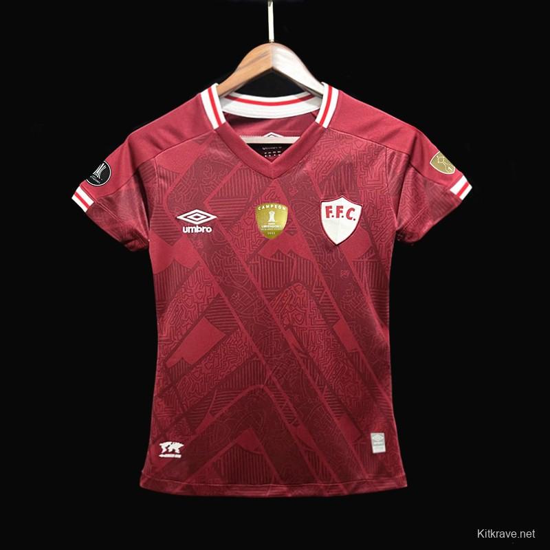 22/23 Women Fluminense Third Jersey Full Patch