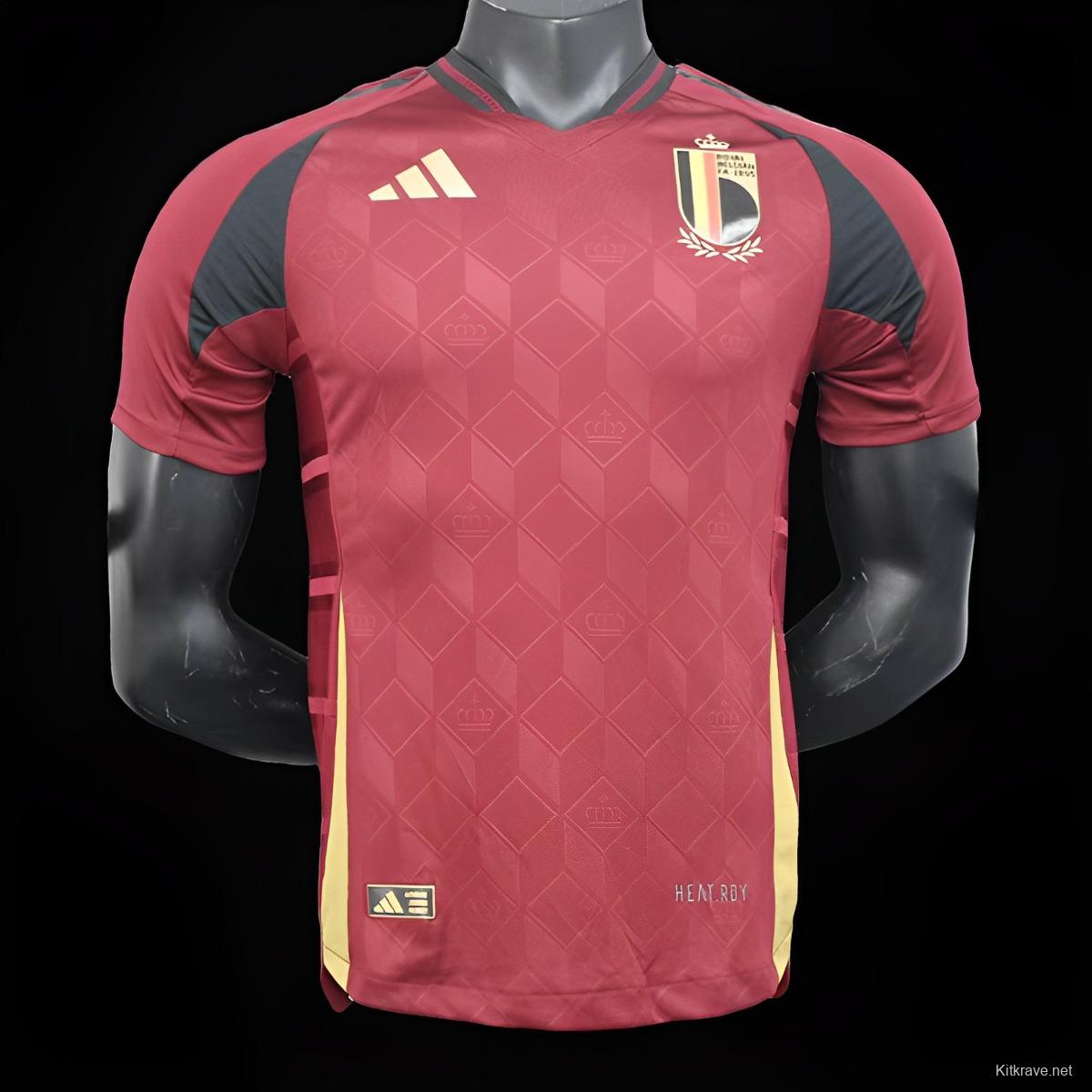 Player Version 2024 Belgium Home Jersey